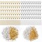 300 pcs Lobster Clasps and Open Jump Rings Set, Jewelry Clasps Lobster Claw Clasps for Jewelry Making Findings&Bracelets Stocking Stuffers Christmas Gifts(Gold, Silver)